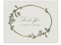 grandeur Foil-Pressed Wedding Thank You Cards