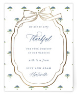 Foil-Pressed Flat Wedding Thank You Cards