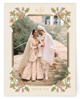 Marigold Foil-Pressed Wedding Thank You Cards