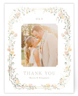 Foil-Pressed Flat Wedding Thank You Cards