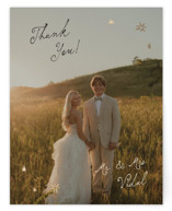 Written in the Stars Foil-Pressed Wedding Thank You Cards