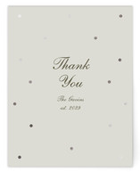 Pearls Foil-Pressed Wedding Thank You Cards