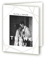 Gilded Concrete Gloss-Press® Wedding Thank You Cards