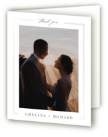 Simply Elegant Gloss-Press® Wedding Thank You Cards