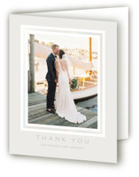 soft tones Gloss-Press® Wedding Thank You Cards
