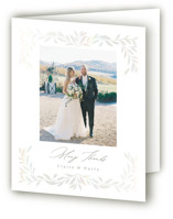 Clarity Gloss-Press® Wedding Thank You Cards