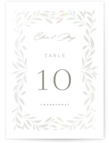 Clarity Gloss-Press® Table Numbers
