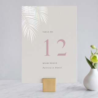 Sunset by the Sea Gloss-Press® Table Numbers