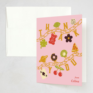 Charm Party Thank You Cards