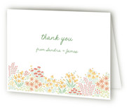 Floral Border Thank You Cards
