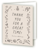 Doodled Cheer Thank You Cards