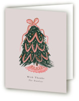merry christmas tree Thank You Cards
