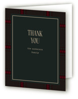Plaid Party Thank You Cards