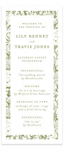 Ethereal gardens Letterpress Long Programs