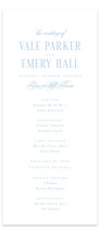 Hamptons Letterpress Long Programs