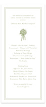 wedding bouquet Letterpress Long Programs