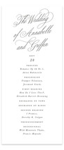 Romantic Script Letterpress Long Programs