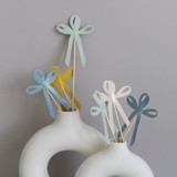 Signature Cake Toppers: Pink, Mint, Blue, Mustard (8) Party Cake Toppers