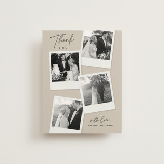 Instant Elegance Wedding Thank You Postcards