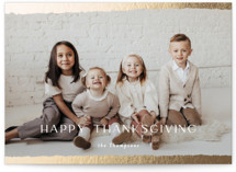 Edged Foil-Pressed Thanksgiving Cards