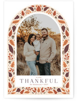 Thankful Leaves Thanksgiving Cards