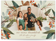 Autumn Botanical Frame Thanksgiving Cards