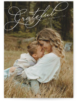 Simple Script Thanksgiving Cards