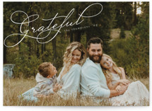 Simple Script Thanksgiving Cards