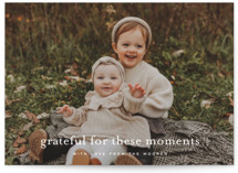 grateful moments Thanksgiving Cards