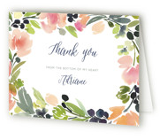 Folded Wedding Thank You Cards