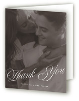 Vintage Romance Folded Wedding Thank You Cards