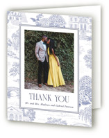 Southern Charm Toile Folded Wedding Thank You Cards