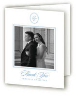 Scripted Folded Wedding Thank You Cards