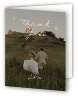 Ballpoint Suite Folded Wedding Thank You Cards