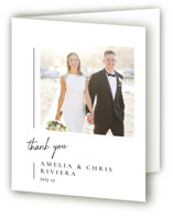 Folded Wedding Thank You Cards