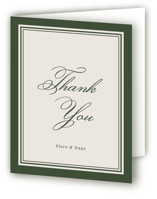 Emerson Folded Wedding Thank You Cards