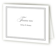 Story Line Folded Wedding Thank You Cards