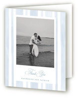 Coastal crest Folded Wedding Thank You Cards