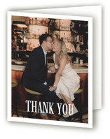 kroštule Folded Wedding Thank You Cards