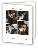 Boucle Folded Wedding Thank You Cards
