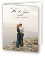 Mountainview Folded Wedding Thank You Cards