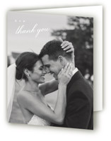 Aspen Knoll Folded Wedding Thank You Cards