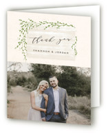 Folded Wedding Thank You Cards