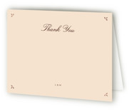 Sweet Fancy Foil-Pressed Folded Wedding Thank You Cards