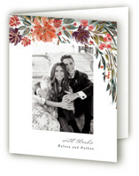 swag Foil-Pressed Folded Wedding Thank You Cards