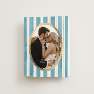 Knightsbridge Foil-Pressed Folded Wedding Thank You Cards