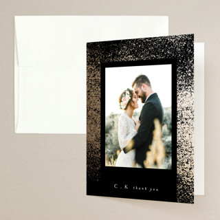 the mill park Foil-Pressed Folded Wedding Thank You Cards