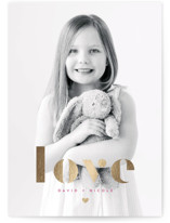 love glow Foil-Pressed Valentine's Day Cards