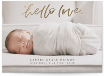 Hello Love Foil-Pressed Valentine's Day Cards