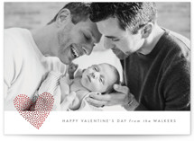 Heart Sparkle Foil-Pressed Valentine's Day Cards